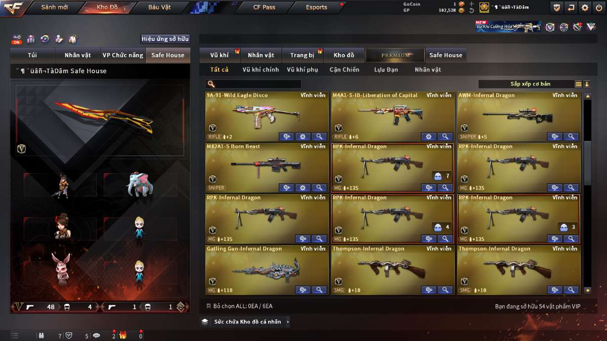 shop acc cf uy tin gia re